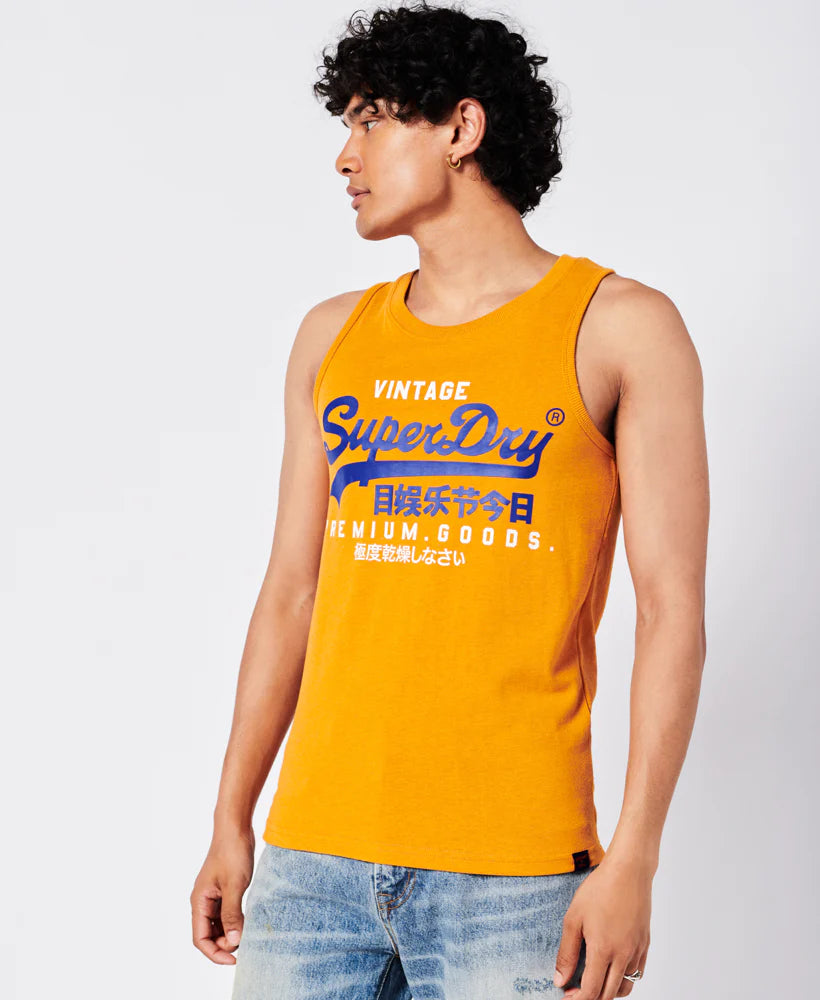 Men's Embossed Tank Tops | ShowMeWhatUWorkingWith Fashion 3XL / Golden Yellow