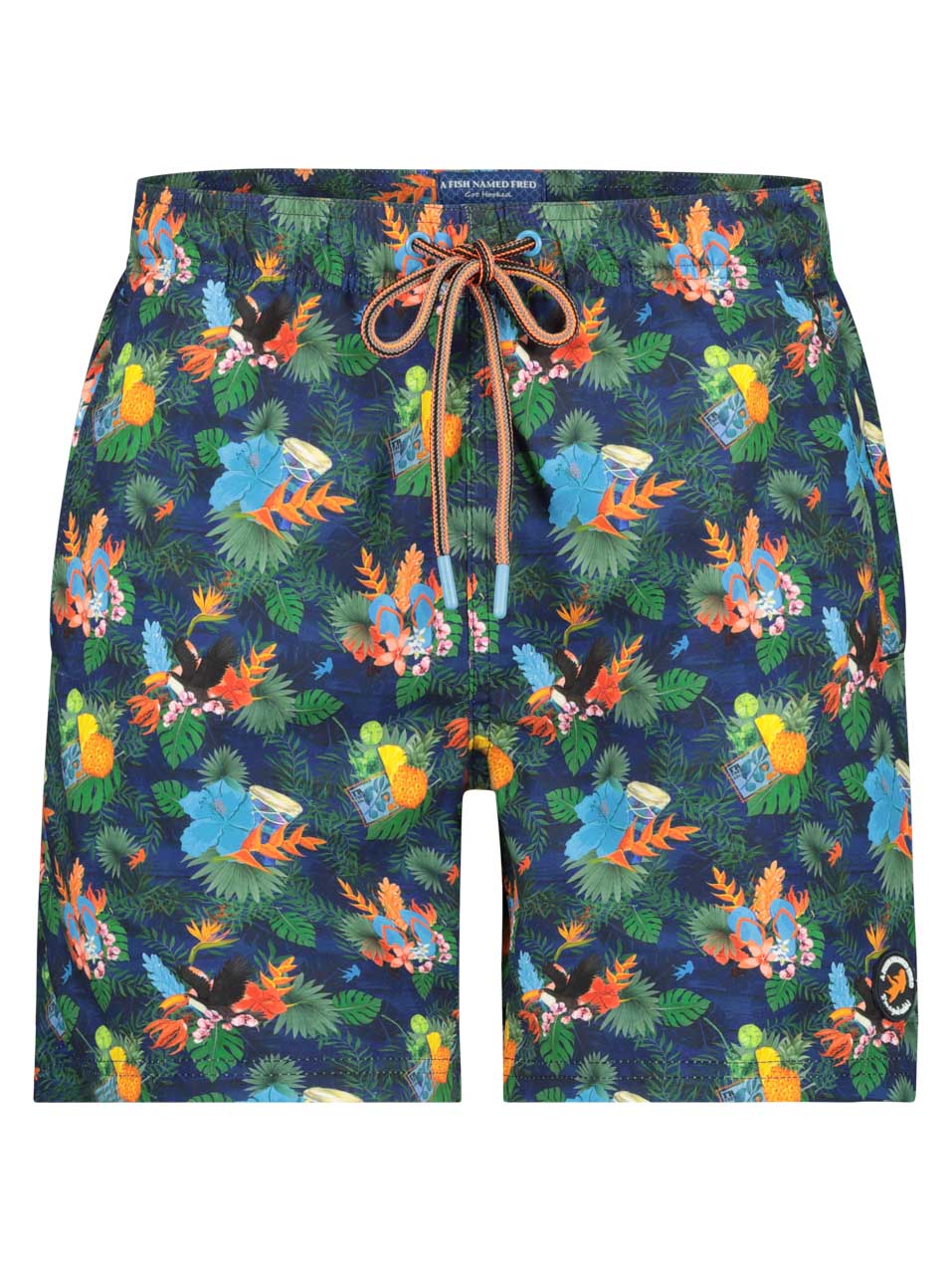 A Fish Named Fred Swim Short Leaf LIFE FOR MEN