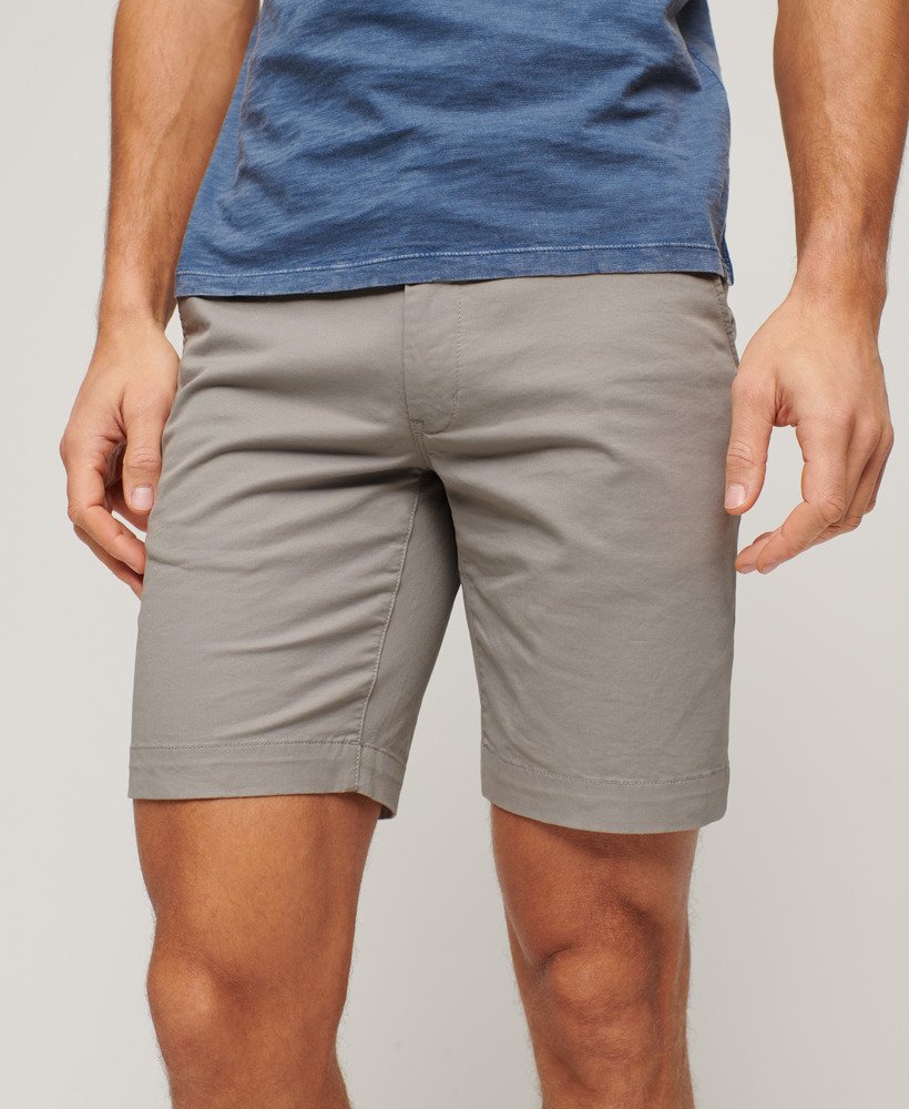 Superdry Chino Shorts Dove Grey LIFE FOR MEN