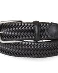 Robert Charles Woven Leather Belt | 1105 Black