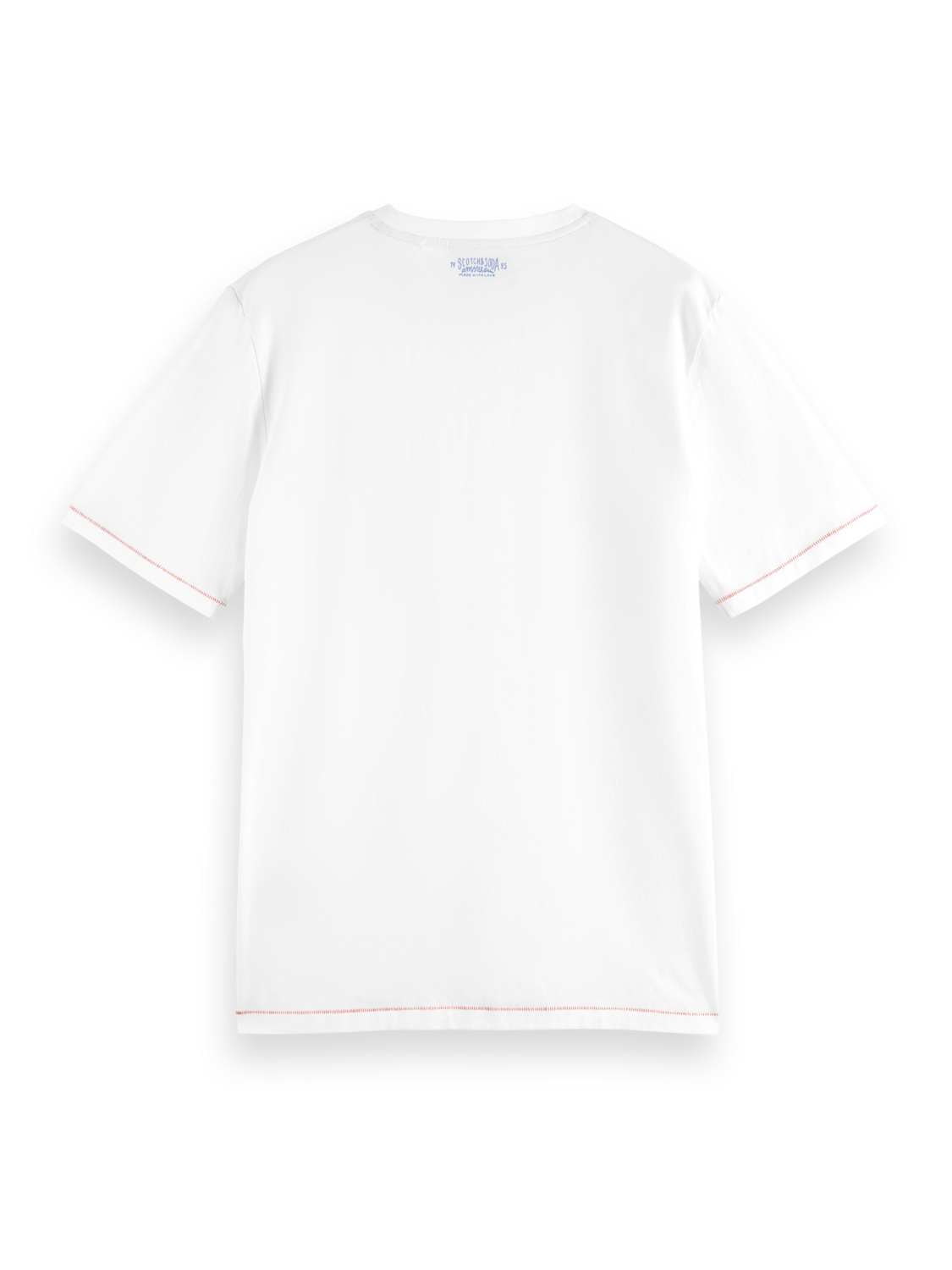 Scotch &amp; Soda Woven Pocket T-Shirt | White