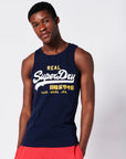 Superdry Vintage VL Vest | Blue