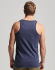 Superdry Vintage Gym Athletic Vest | Lauren Navy