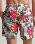 Superdry Vintage Hawaiian Swim Shorts | Optic Banana Leaf