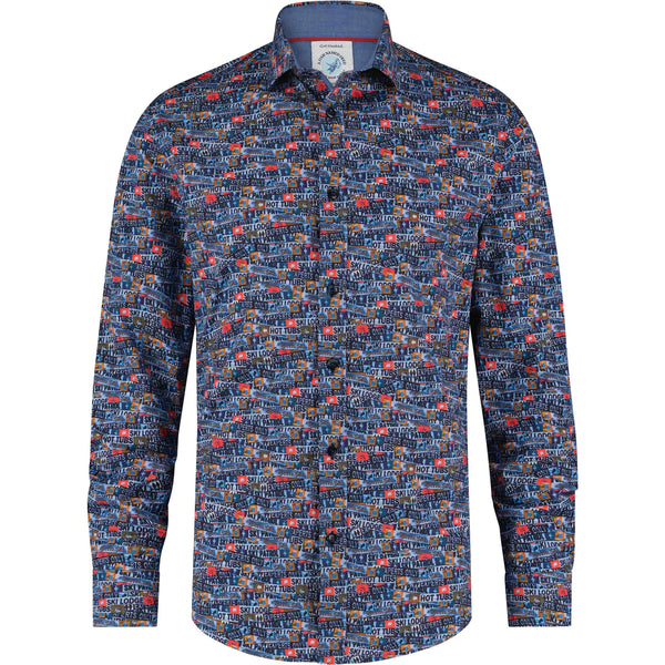 SALE - A Fish Named Fred Bubble Structure Shirt - Size XL - Corcoran's  Menswear