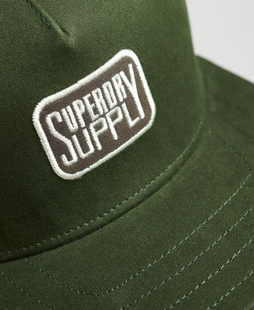 Superdry Vintage B Boy Cap | Army Green – LIFE FOR MEN