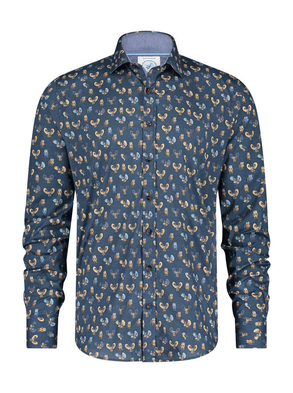 A Fish Named Fred Long Sleeve Shirt | Having a Hoot Navy