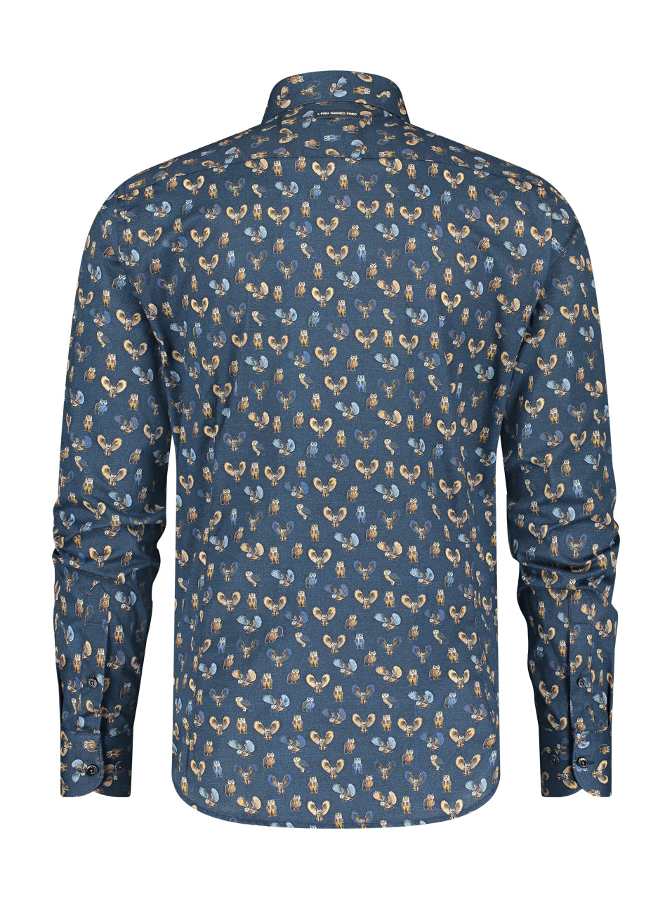 A Fish Named Fred Long Sleeve Shirt | Having a Hoot Navy