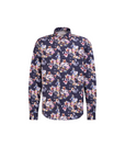 Fil Noir Bryt Watercolours Shirt | Indigo