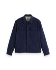 Scotch & Soda Brushed Overshirt Jacket | Night