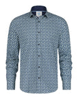 A Fish Named Fred Long Sleeve Shirt | Blue Ginko Leaves