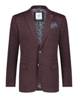 A Fish Named Fred Pique Blazer | Burgundy