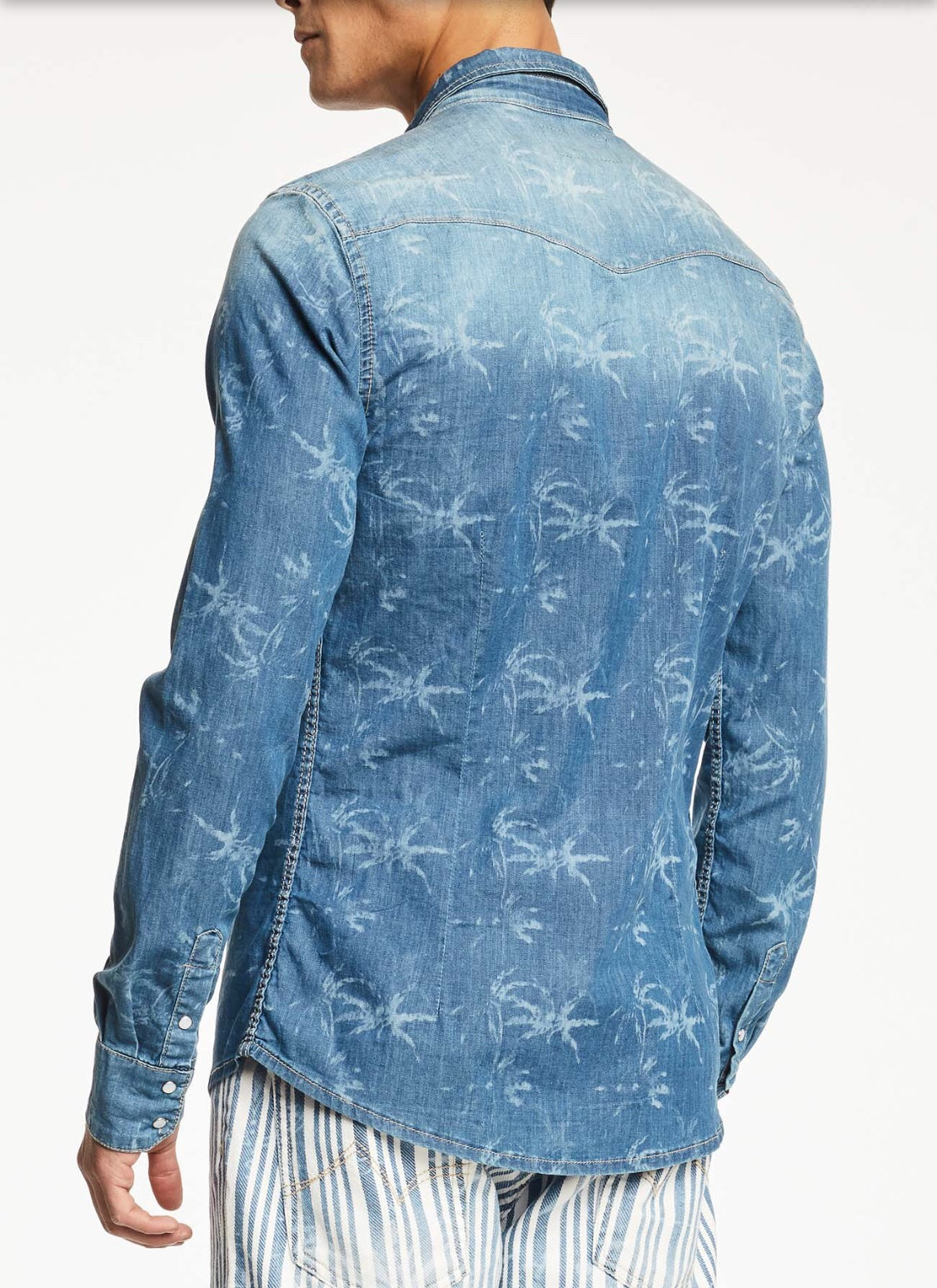 Gaudi Starburst Denim Shirt | Blue