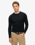 Superdry Cotton Cashmere Jumper | Black