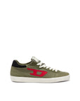 Diesel S-Leroji Low Top Sneaker | Olive/Red