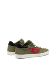 Diesel S-Leroji Low Top Sneaker | Olive/Red