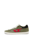 Diesel S-Leroji Low Top Sneaker | Olive/Red