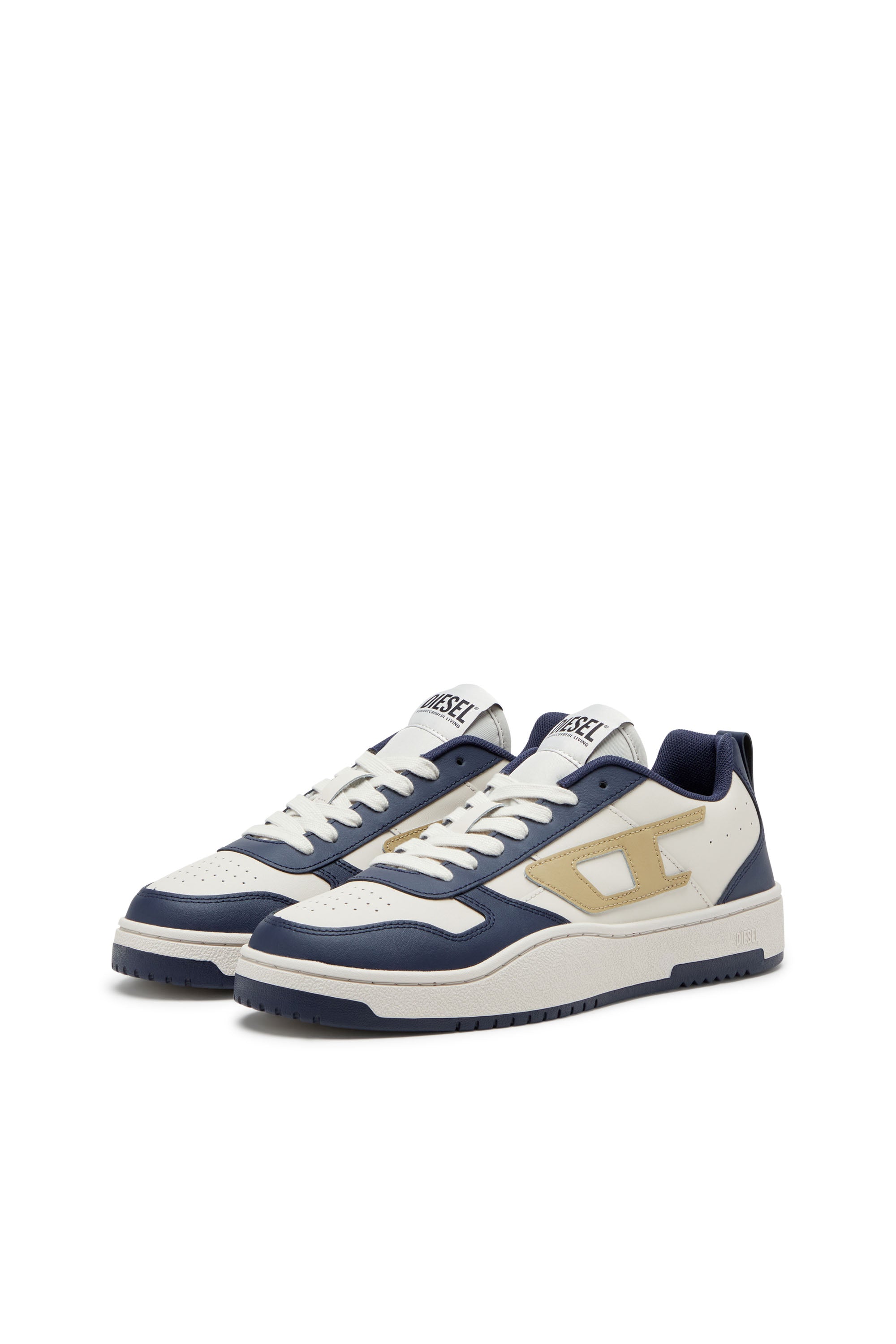 Diesel S-Ukiyo V2 Sneaker | Navy/Gold