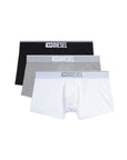 Diesel Boxer Brief Multi Triple Pack | White/Black/Grey