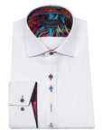 Guide London Split Cuff Long Sleeve Shirt | White