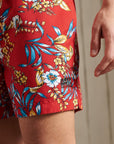 Superdry Printed Swim Shorts | Red Hawaiian