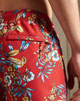 Superdry Printed Swim Shorts | Red Hawaiian