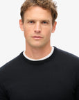 Superdry Cotton Cashmere Jumper | Black