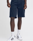 Blend Stretch Drill Shorts | Blue