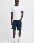 Blend Stretch Drill Shorts | Blue