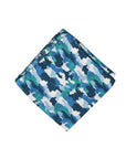 Monti Castello Silk Pocket Square | Blue Camo