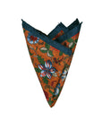 Monti Castello Silk Pocket Square | Painterly Floral