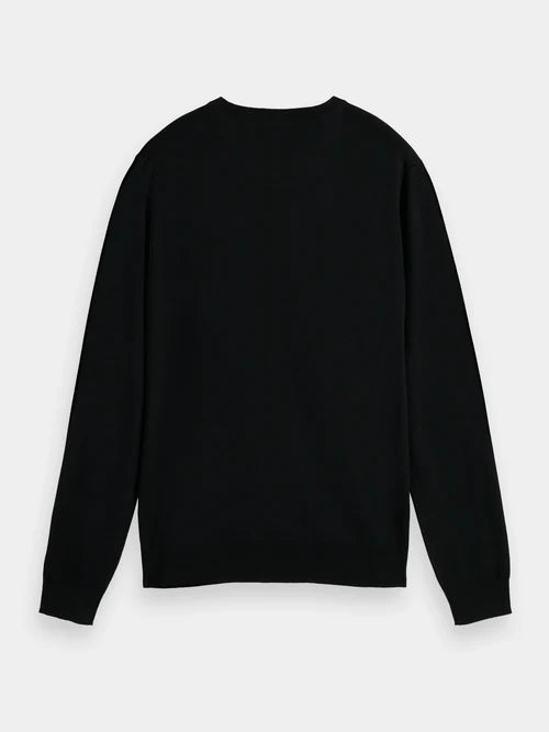 Scotch &amp; Soda Essential Crew Neck | Black