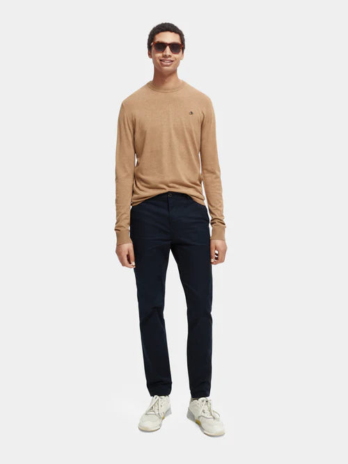 Scotch &amp; Soda Essential Crew Neck | Camel Melange