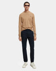 Scotch & Soda Essential Crew Neck | Camel Melange