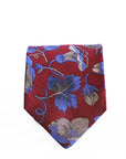 Parisian 1919 Silk Tie | Plum Vine Floral