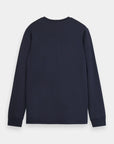 Scotch & Soda Henley Long Sleeve T-Shirt | Night