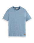 Scotch & Soda Melange T-Shirt | Novel Blue