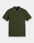 Scotch & Soda Pique Polo Shirt | Sea Moss