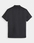 Scotch & Soda Short Sleeve Linen Shirt | Black