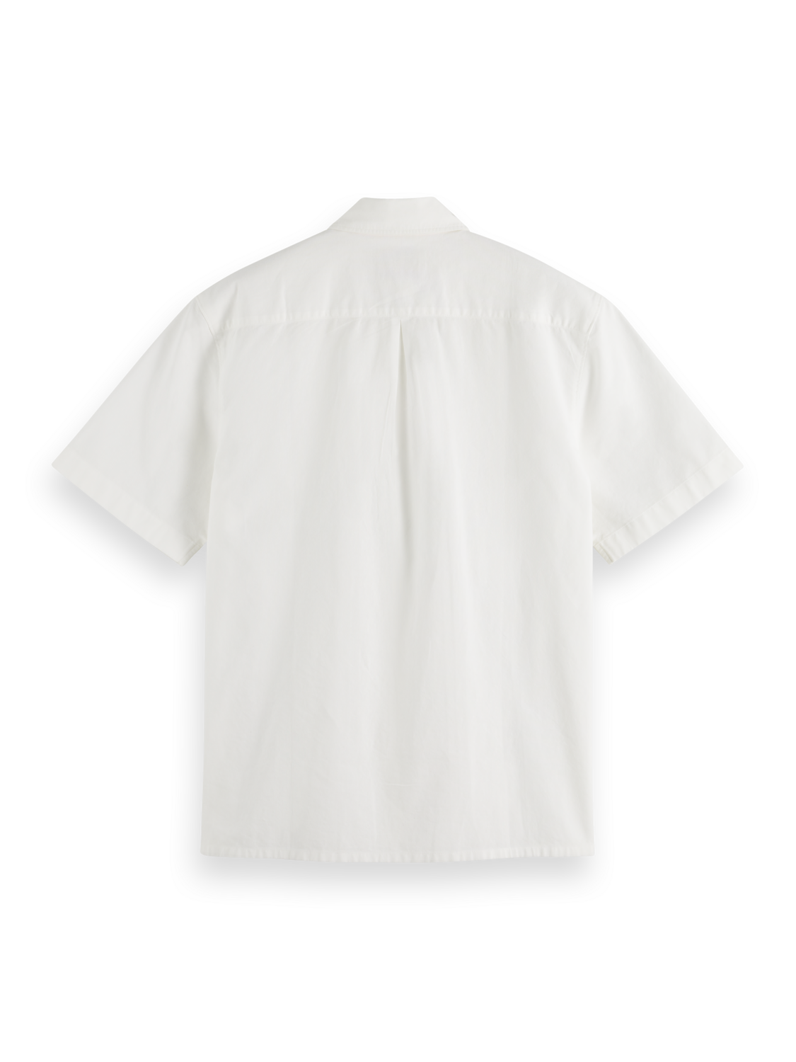 Scotch &amp; Soda Short Sleeve Pintuckt Shirt | Bright White