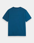 Scotch & Soda Beach Parasol T-Shirt | Harbour Teal