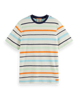 Scotch & Soda Towelling Stripe T-Shirt | Multi Stripe