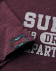 Superdry Athletic College Graphic T-Shirt | Fig Purple