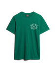 Superdry Athletic College Graphic T-Shirt | Forest Green