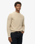 Superdry Chunky Raglan Jumper | Pepper Beige