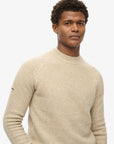 Superdry Chunky Raglan Jumper | Pepper Beige