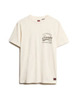 Superdry Copper Label Chest Graphic T-Shirt | Rice White