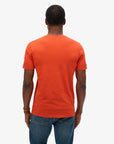 Superdry Copper Label Script T-Shirt | Rust Orange