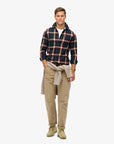 Superdry Lumberjack Shirt | Oregon Navy Check