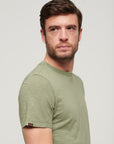 Superdry Crew Neck Slub Short Sleeved T-Shirt | Sea Spray Green